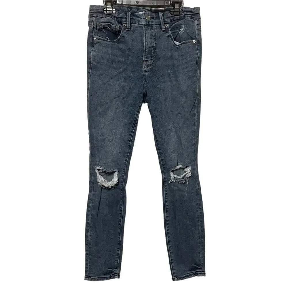 Good American Good‎ Legs Crop Light Wash Jeans
